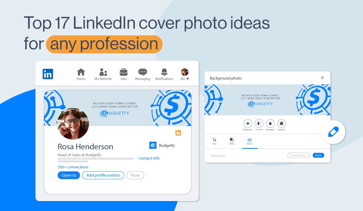 LinkedIn cover photo examples blog cover