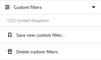 Image of Custom filters in LinkedIn Recruiter Lite, find employees faster
