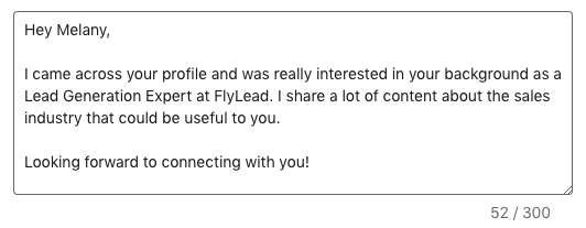 LinkedIn Message Template To Promote Content, Invite To Connect