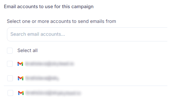 Multiple email accounts in Skylead