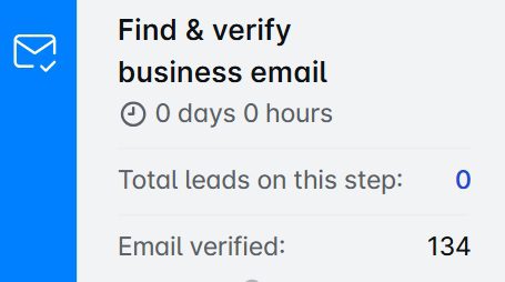 Find and verify email step in one of the best cold email software - Skylead